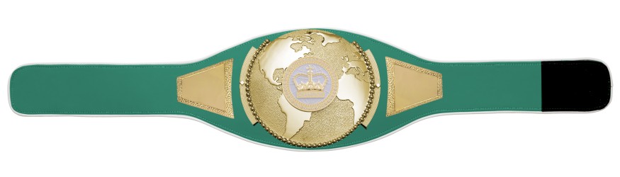 CHAMPIONSHIP BELT PROGLOBE/G/WHTGEMG - AVAILABLE IN 6+ COLOURS